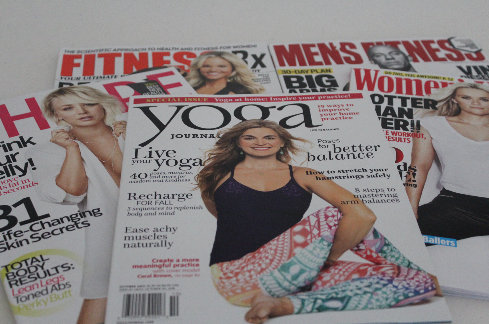12 Zeitschriften Fitness Yoga USA