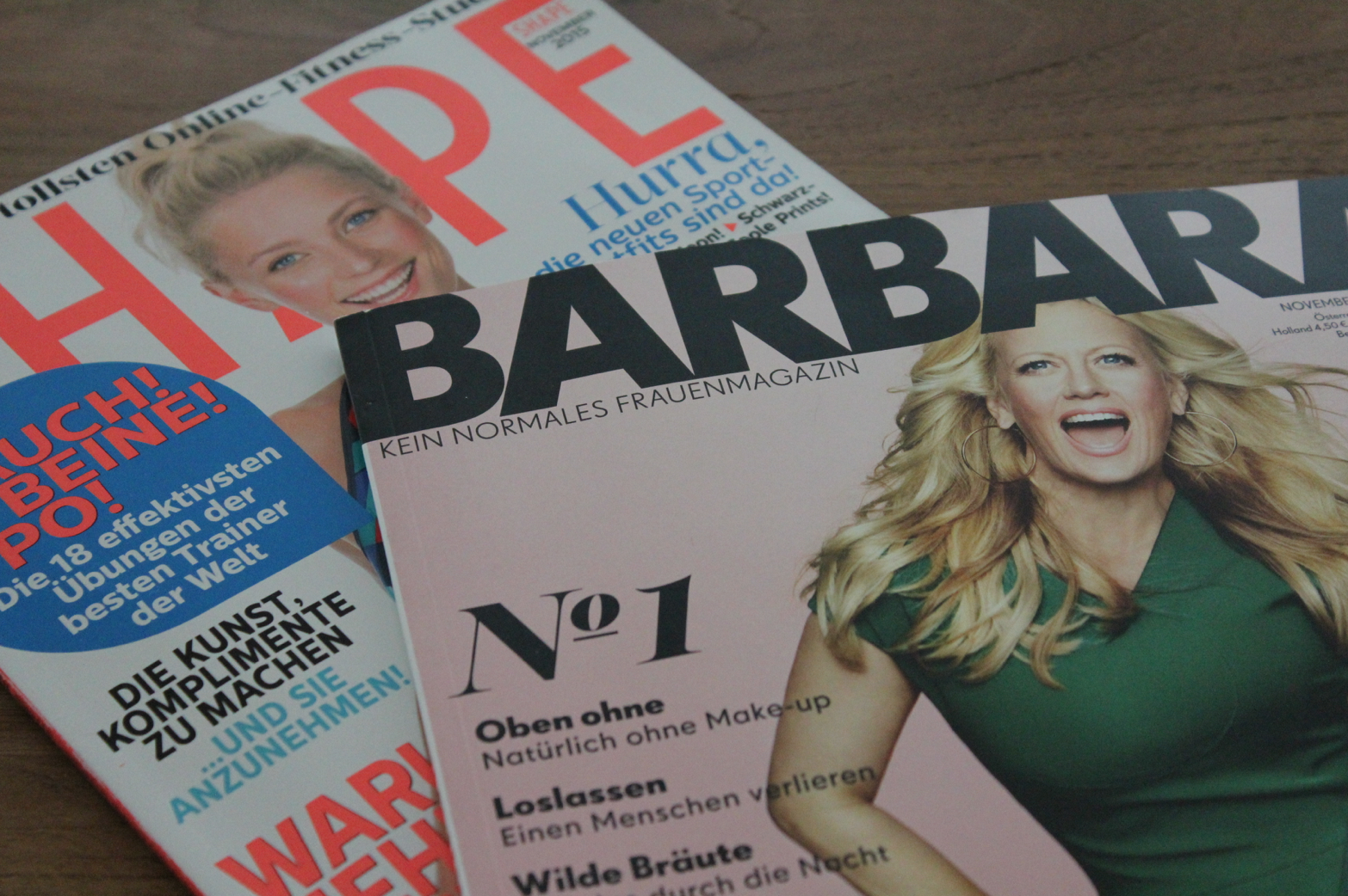 13 Zeitschriften Shape Barbara