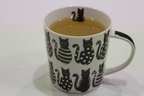 15 Grüner Tee Katzentasse