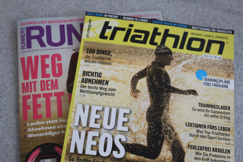 15 aktuelle Zeitschriften Runner's World Triathlon Magazin
