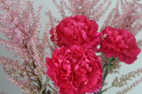 5 Blumen pink