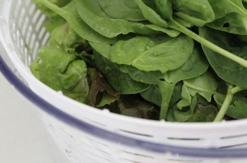 21 Salat waschen Salatschleuder Silit
