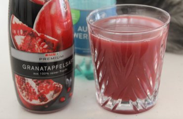 Gesund trinken gesund Granatapfelsaft