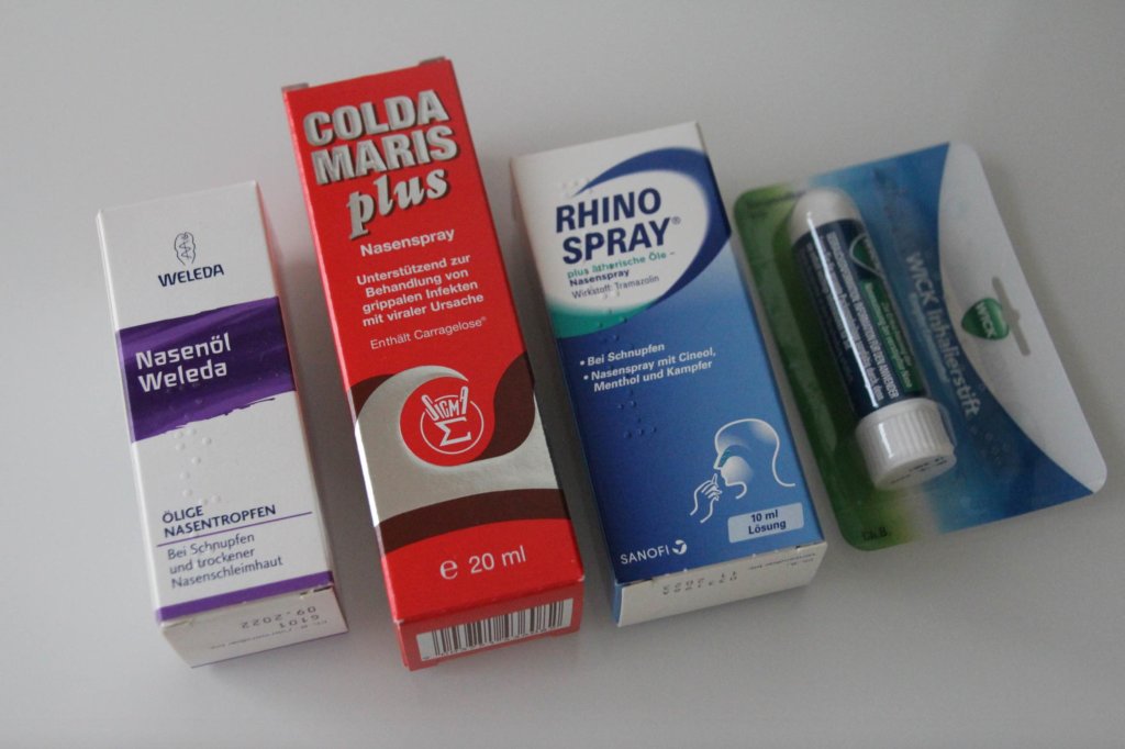 Sprays Nase Nasenspray Erkältung Verkühlung
