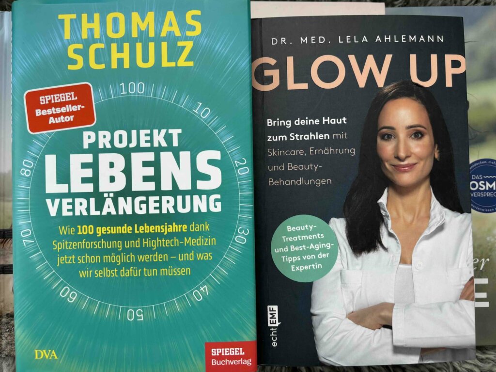 Lebensverlängerung Longevity Langlebigkeit Buch Glow Buch Hautärztin Hautgesundheit Haut